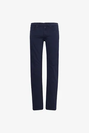 7 for all Mankind Mens Slimmy Tapered-Leg Stretch-Cotton Blend Trousers 30
