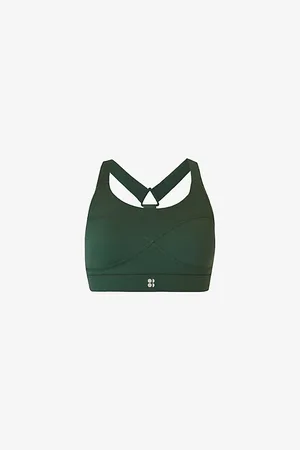 Sweaty Betty Womens Power Medium-Support Stretch-Woven Sports Bra Xxs