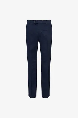 Hackett Mens Chino Kensington Two-Slip-Pockets Stretch-Cotton Trousers 32