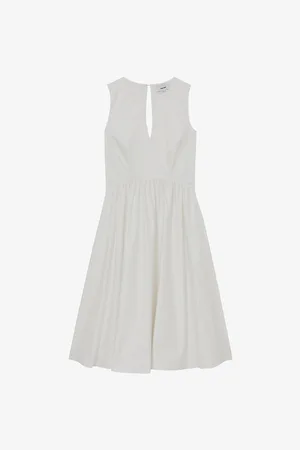 Reiss Womens Liza Corset Cotton Midi Dress 4