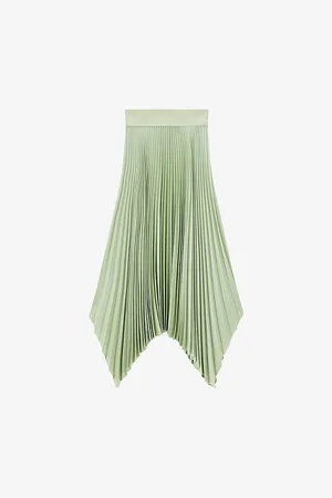 Joseph Womens Ade Pleated Crepe Midi Skirt 6