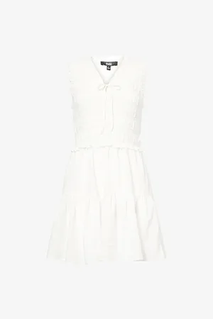 Paige Womens Fraise Sleeveless Cotton-Blend Mini Dress Xs