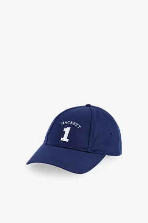 Hackett Mens Number-Embroidered Cotton-Twill Baseball Cap
