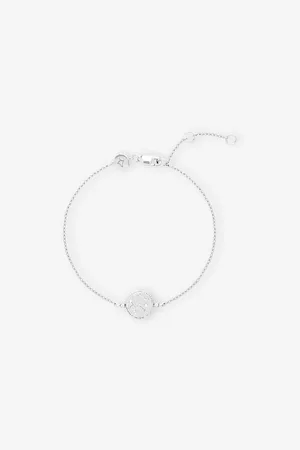 Astrid & Miyu Womens Sagittarius Zodiac Rhodium-Plated Sterling and Cubic Zirconia Pendant Bracelet 1 Size