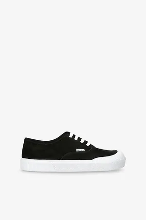 Loewe Mens Terra Vulca Canvas Low-Top Trainers Eur 41 / 7 Uk Men