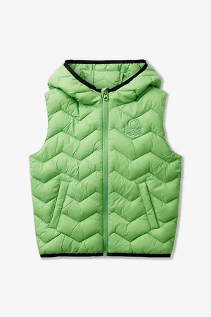 Benetton Hooded Quilted Shell Gilet 18 Months - 6 Years 3-4 Years