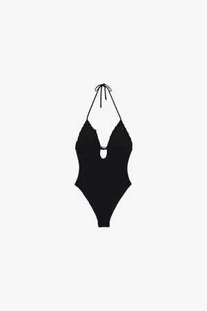 Reiss Womens Nicole V-Neck Swimsuit 6