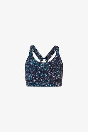Sweaty Betty Womens Power Medium-Support Stretch-Woven Sports Bra Xxs