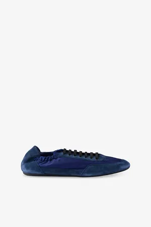 Prada Mens Collapse Re-Nylon and Suede Low-Top Trainers Eur 44 / 10 Uk Men