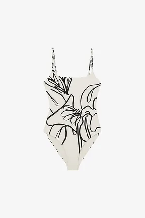Reiss Womens Nybg Imogen Floral-Print Swimsuit 6