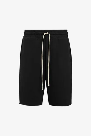 AllSaints Mens Helix Straight-Fit Cotton-Jersey Shorts M
