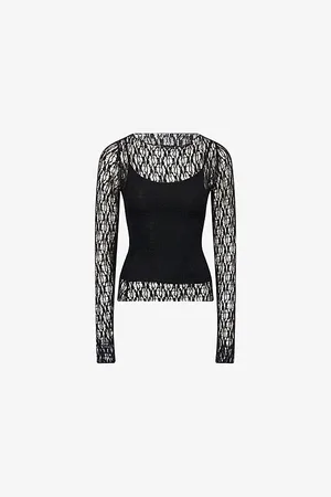 Dissh Womens Lizzie Boat-Neck Woven Top S