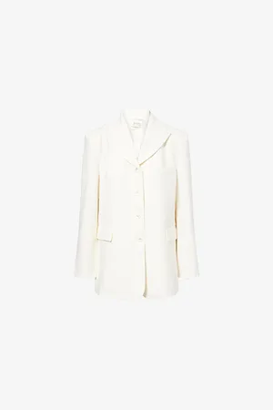 Dissh Womens Liv Boyfriend Woven Blazer 8