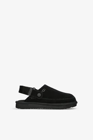 UGG Goldenstar Adjustable Heel-Strap Suede Clog 7-9 Years Eur 32.5 /13.5 Uk Kids