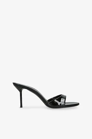PARIS TEXAS Womens Lidia 70 Leather Heeled Mules Eur 36 / 3 Uk Women