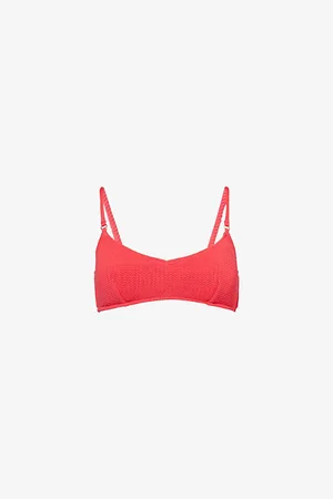 Seafolly Womens Sea Dive Textured Bralette Bikini Top 8