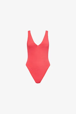 Seafolly Womens Sea Dive V-Neck Swimsuit 10