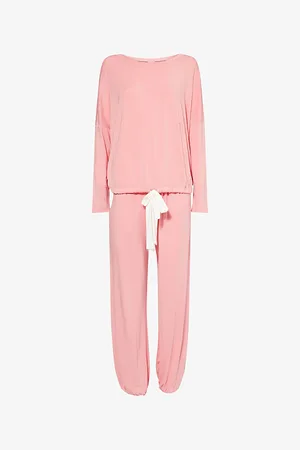 Eberjey Womens Gisele Slouchy Relaxed-Fit Stretch-Jersey Pyjamas Xs