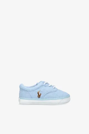 Ralph Lauren Baby Keaton Canvas Crib Shoes Eur 16 /4-5 Months