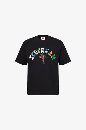 ICECREAM Mens Cone Graphic-Print Cotton T-Shirt S