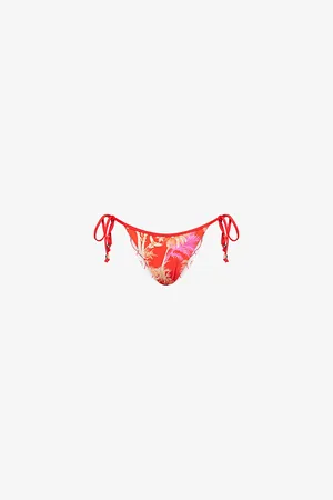 Seafolly Womens Marbella Graphic-Print Bikini Bottoms 6