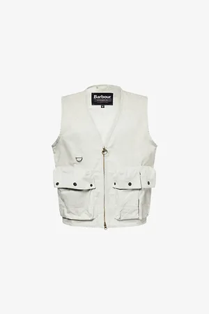 Barbour Mens Westmorland Patch-Pocket Cotton Vest S