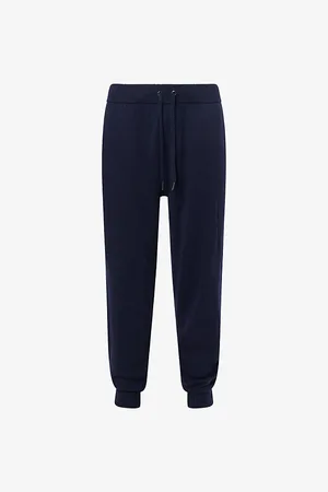 DEREK ROSE Mens Finley Straight-Leg Cashmere Trousers S