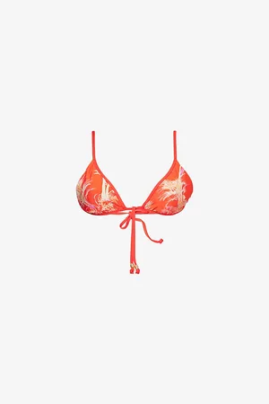 Seafolly Womens Marbella Graphic Print Triangle Bikini Top 6