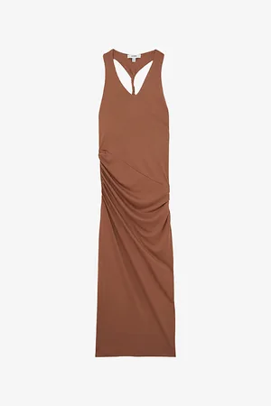 Reiss Womens Aaliyah Sleeveless Jersey Midi Dress 4