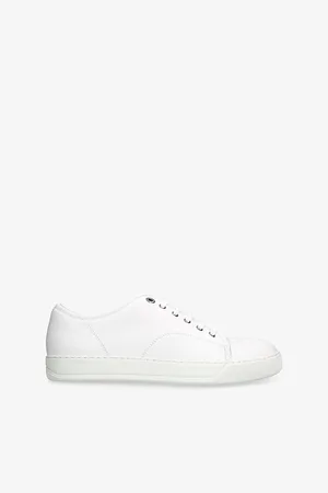 Lanvin Mens Dbb1 Leather Low-Top Trainers Eur 41 / 7 Uk Men