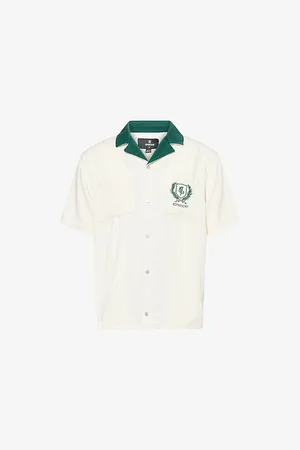 Represent Mens Crest Embroidered Woven Shirt S