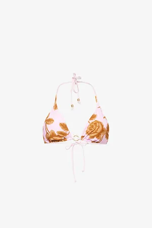 Seafolly Womens Reversible Floral Bikini Top 6
