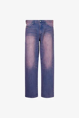 AWAKE NY Mens Five Pocket 100 Baggy-Fit Denim Jeans 32