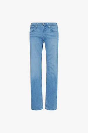 Paige Mens Normandie Straight-Leg Stretch-Woven Jeans 30