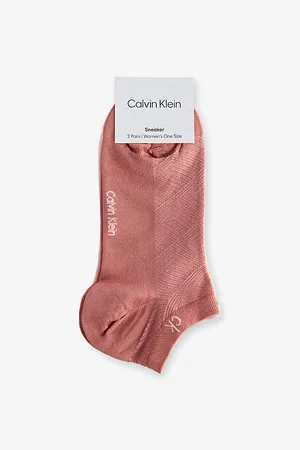 Calvin Klein Womens Pack Of Two Stretch-Mesh Ankle Socks 1 Size