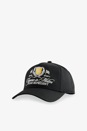 Represent Mens Crest-Embroidered Cotton Cap 1 Size