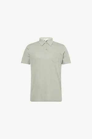 Sunspel Mens Riveria Short-Sleeve Supima-Cotton Polo Shirt S