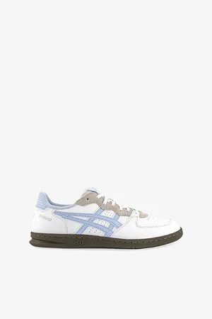 Asics Womens Skyhand Og Faux-Leather and Suede Low-Top Trainers 4