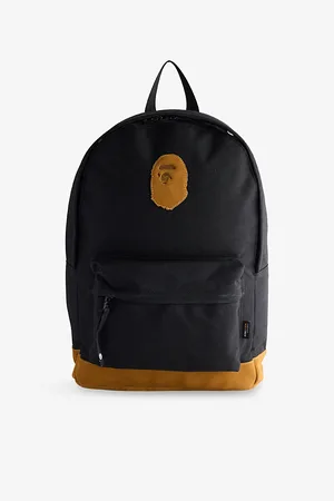 A Bathing Ape Mens Ape Head Patch Nylon Backpack