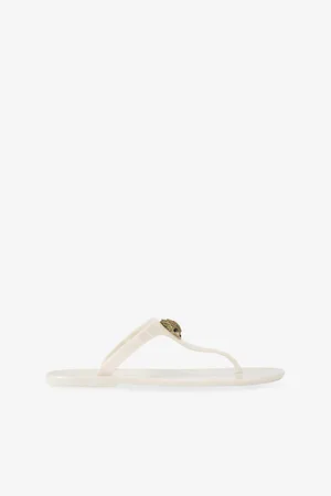 Kurt Geiger Womens Maddison Faux-Leather Flat Sandals Eur 36 / 3 Uk Women