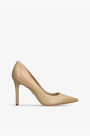 Sam Edelman Womens Hazel Leather Heeled Courts Eur 37 / 4 Uk Women