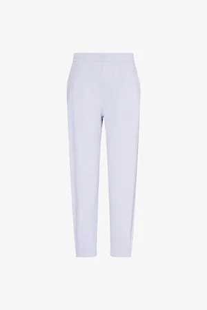 Lululemon Womens Boyfriend Drawstring-Waist Stretch Recycled-Polyester Jogging Bottoms Xs