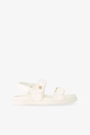 Kurt Geiger Womens Rory Faux-Leather Flat Sandals Eur 36 / 3 Uk Women