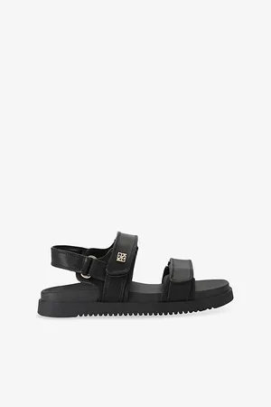 Kurt Geiger Womens Rory Faux-Leather Flat Sandals Eur 36 / 3 Uk Women