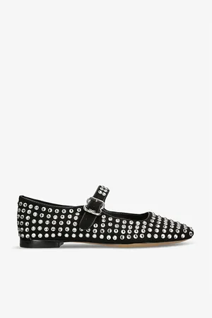 Sam Edelman Womens Michaela Rhinestone-Embellished Ballet Flats 3