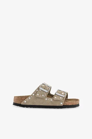 Birkenstock Womens Arizona Two-Strap Suede Flat Sandals Eur 39 / 6 Uk Women