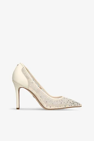 Sam Edelman Womens Hazel Rhinestone-Embellished Mesh Courts Eur 36 / 3 Uk Women