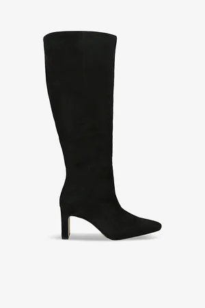Sam Edelman Womens Sylvia Knee-High Suede Heeled Boots 3