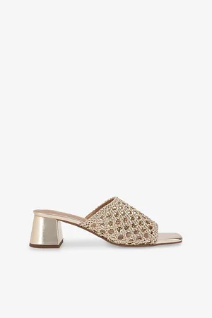 Kurt Geiger Womens Remi Faux-Leather Heeled Mules Eur 36 / 3 Uk Women