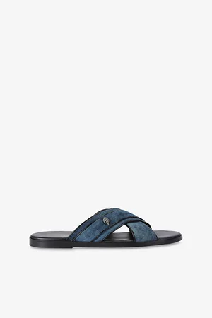 Kurt Geiger Mens Bond Leather Sandals Eur 41 / 7 Uk Men